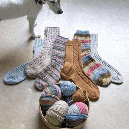 Журнал Lana Grossa: Meilenweit N.07, Носочный тренд, AW 2022/23