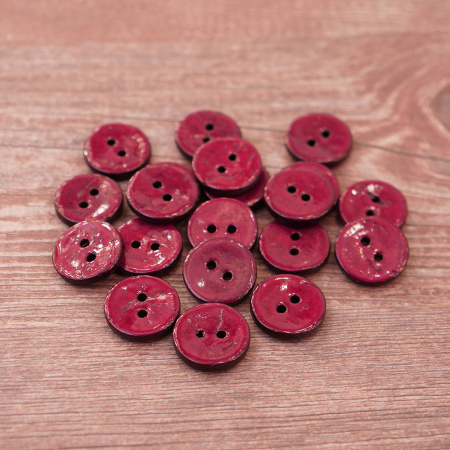 Пуговицы CONCEPT, размер 24, кокос, 15 мм