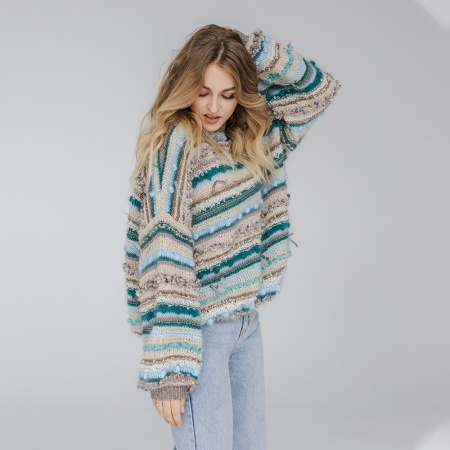 Описание вязания #Джемпер_из_коробочки