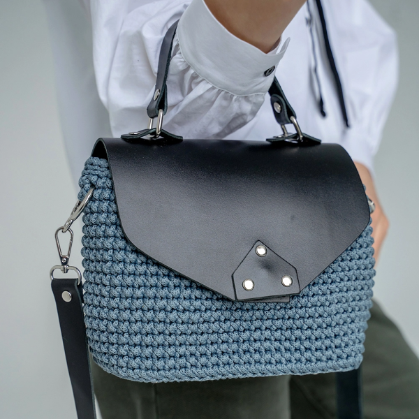 Описание вязания #Сумка_Париж