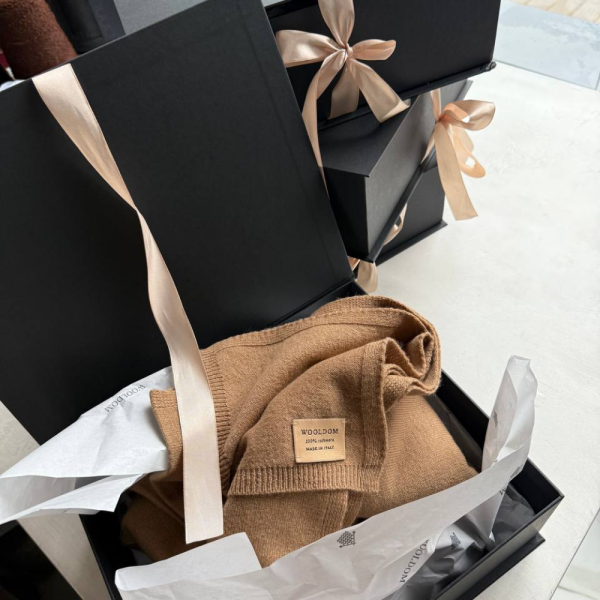 Кашемировый палантин by WoolDom, Викун