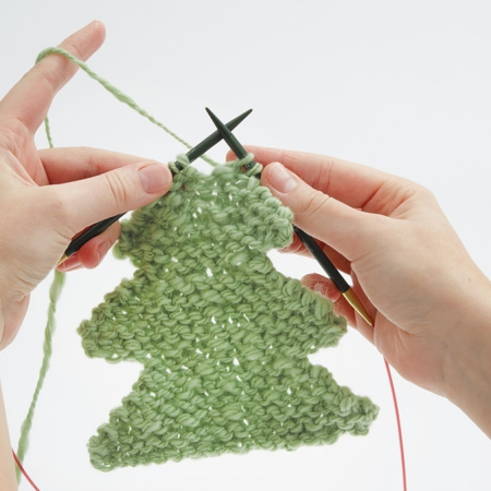 Спицы круговые с удлиненным кончиком Addi Christmas, 705-2