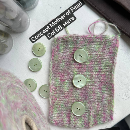 Пуговицы CONCEPT Mother of Pearl, размер 36, 23 мм 