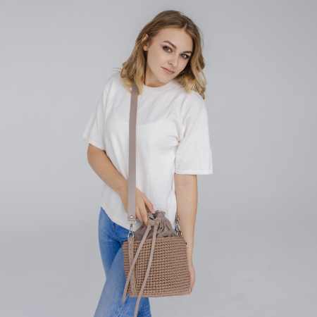 Описание вязания #Сумка_ведро