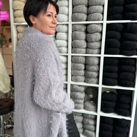 Описание вязания #Кардиган_Падла_Макси