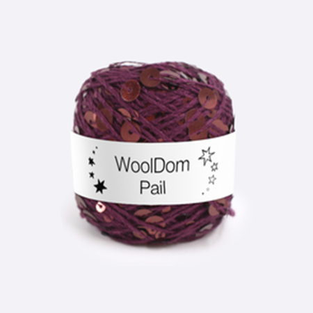 Пряжа пайетки WoolDom Pail