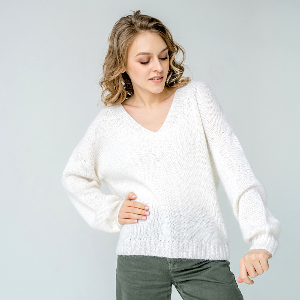 Описание вязания #Джемпер_Valera