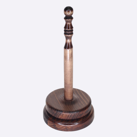 Держатель вращающийся для пряжи из дерева, высота 20 см, диаметр 11 с (Палисандр)