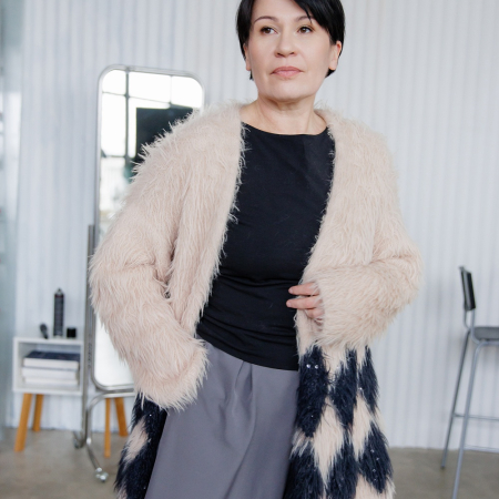 Описание вязания #Кардиган_Падла_Интарсия