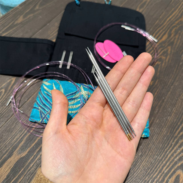 Набор съемных носочных спиц HiyaHiya Interchangeable Sock Set, 10+13 см