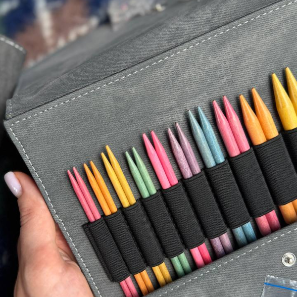 Набор спиц 7 см 9 пар LYKKE COLOUR Grey