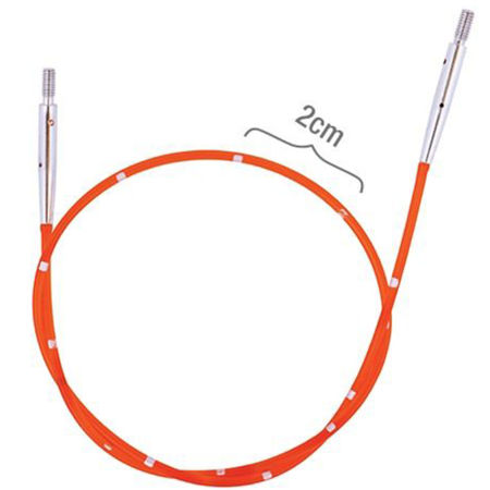 Тросик для съемных спиц "SmartStix", длина 28см (50см), красный, KnitPro, 42172
