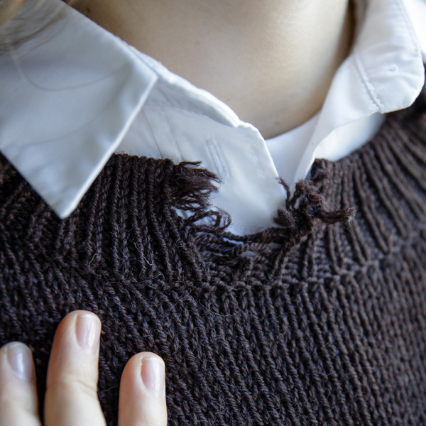 Описание вязания #Джемпер_Рванина