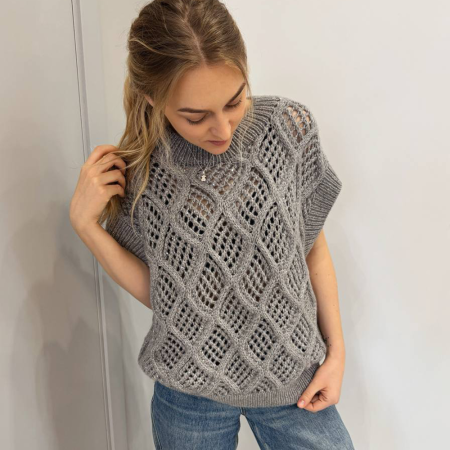 Описание вязания #Жилет_Космос