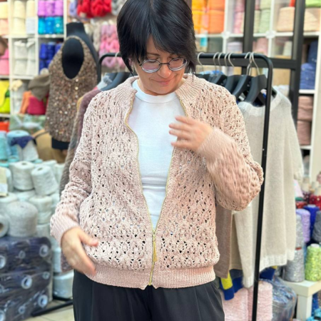 Описание вязания #Упругий_карди