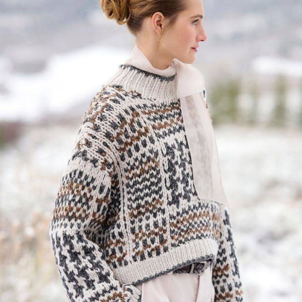 Совместник. Жаккард по кругу Cucinelli.