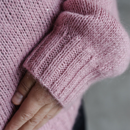 Описание вязания #Джемпер_Льняной_Vалера