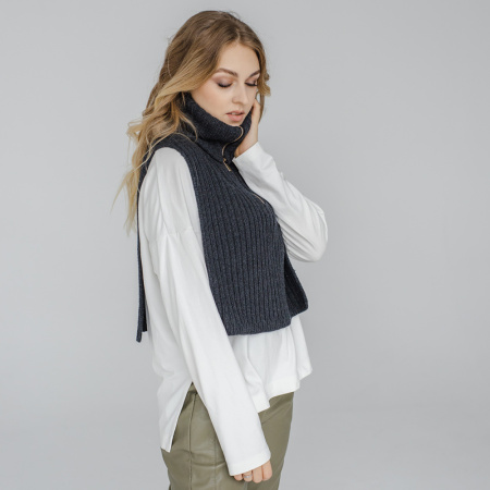 Описание вязания #Манишка_Zara