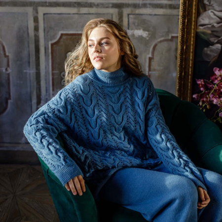 Описание вязания #Богатый_Джемпер