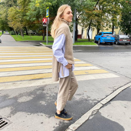 Описание вязания #Жилет_Краденный Описание вязания #Жилет_Краденный