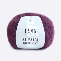 Пряжа Lang Yarns Alpaca Superlight (0280, Слива)