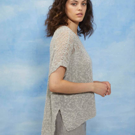 Описание вязания #Футболка_POLYNESIA