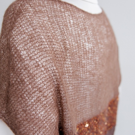 Описание вязания #Жилет_паутинка