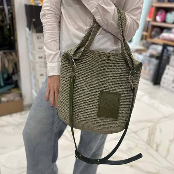 Описание вязания #Сумка_LOEWE_Basik