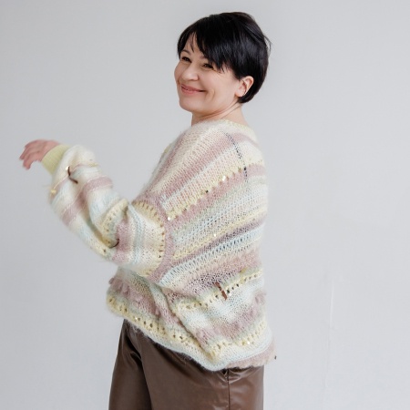 Описание вязания #Джемпер_из_коробочки