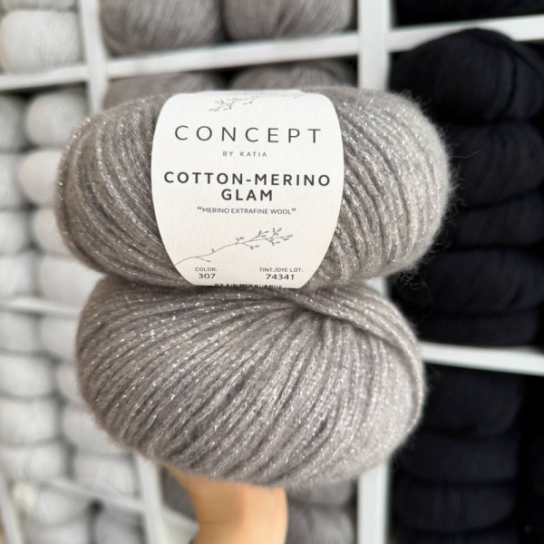Пряжа Katia Cotton-Merino Glam