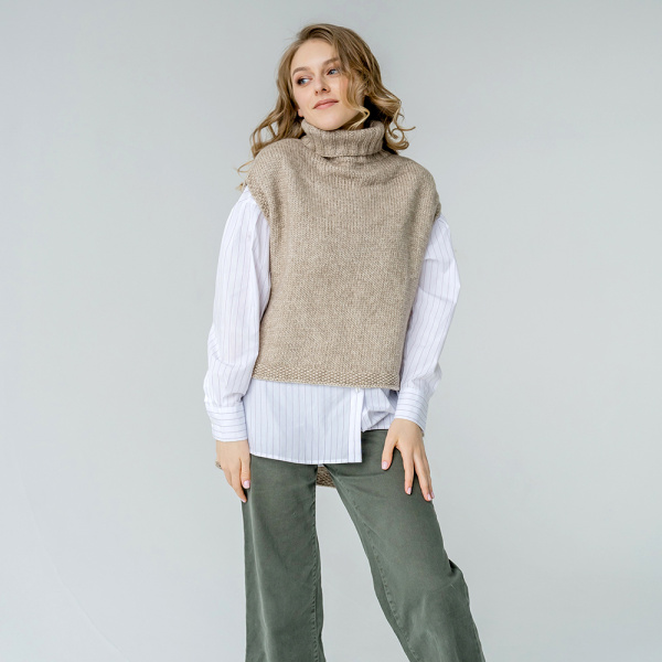 Описание вязания #Жилет_Краденный