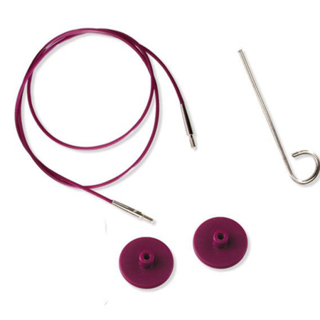 Тросик для съемных спиц, длина 94(120)см, KnitPro, 10504