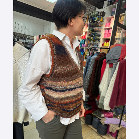 Описание вязания #Жилет_Каменда