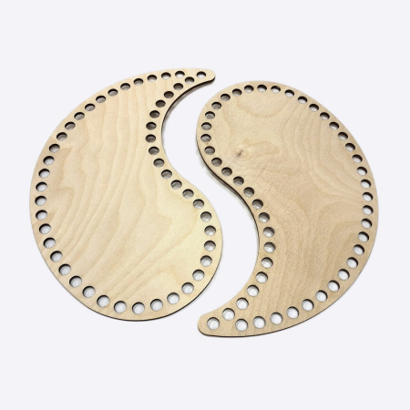 Донышко Набор Инь Янь Фанера, 15*13 см Донышко Набор Инь Янь Фанера, 15*13 см