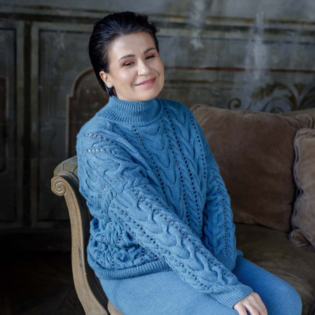 Описание вязания #Богатый_Джемпер