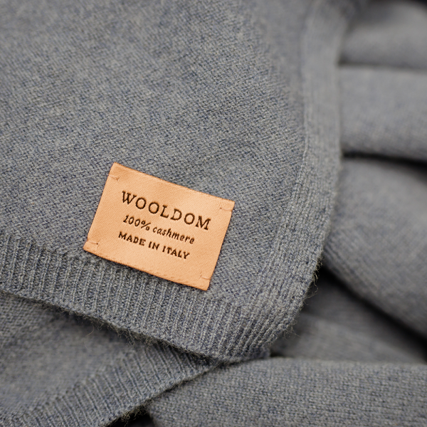 Кашемировый палантин by WoolDom, Галька