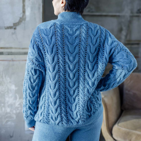 Описание вязания #Богатый_Джемпер