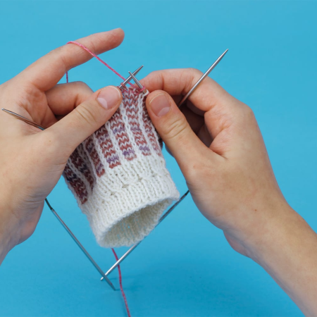 Спицы чулочные гибкие 21 см Addi CraSy Trio Short ,160-2