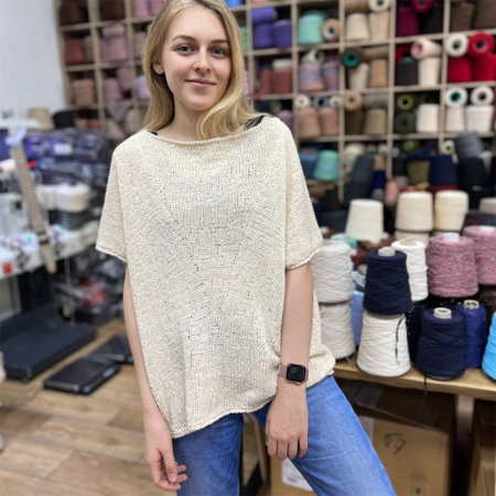 Описание вязания #Футболка_Клин