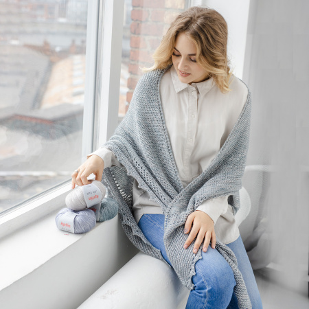 Описание вязания #Шаль_Каталония