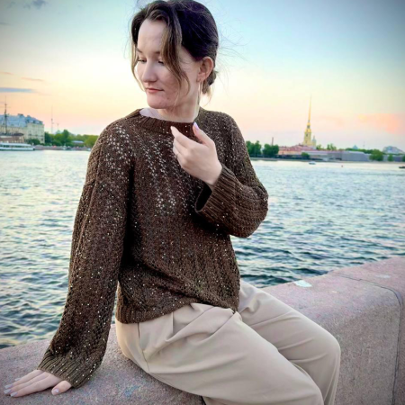 Описание вязания #Джемпер_СТЕЛЛАРЕ