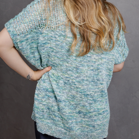 Описание вязания #Футболка_POLYNESIA