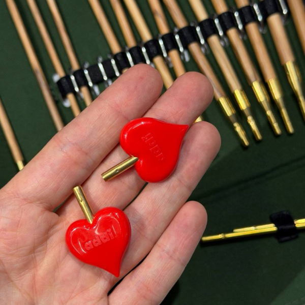 Набор круговых спиц из оливкового дерева со сменными лесками Addi Nature, 570-2