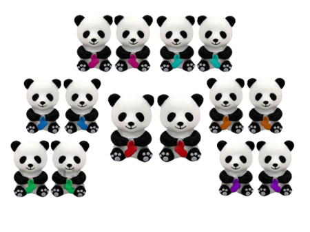 Наконечники в форме Панды HiyaHiya для спиц Наконечники в форме Панды HiyaHiya для спиц