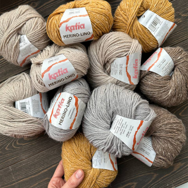Пряжа Katia Merino-Lino Пряжа Katia Merino-Lino