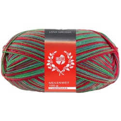 ПРЕДЗАКАЗ! Пряжа Lana Grossa  Meilenweit 100 Merino Christmas