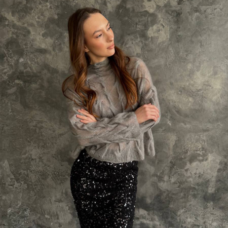 Описание вязания #Свитер_Шарлотка