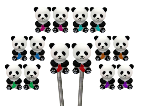 Наконечники в форме Панды HiyaHiya для спиц Наконечники в форме Панды HiyaHiya для спиц