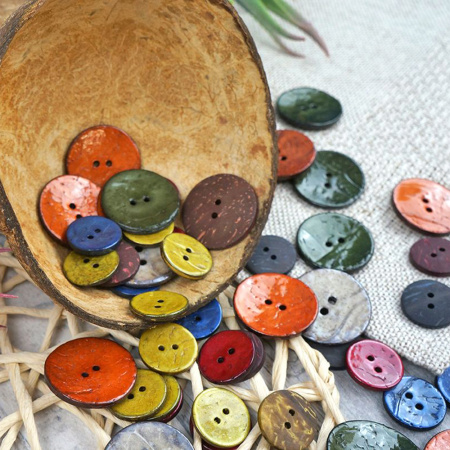 Пуговицы CONCEPT, размер 40, кокос, 25 мм Пуговицы CONCEPT, размер 40, кокос, 25 мм