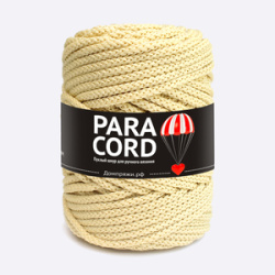 Пряжа Шнур Para Cord (Пара Корд) (Лимон пастель)